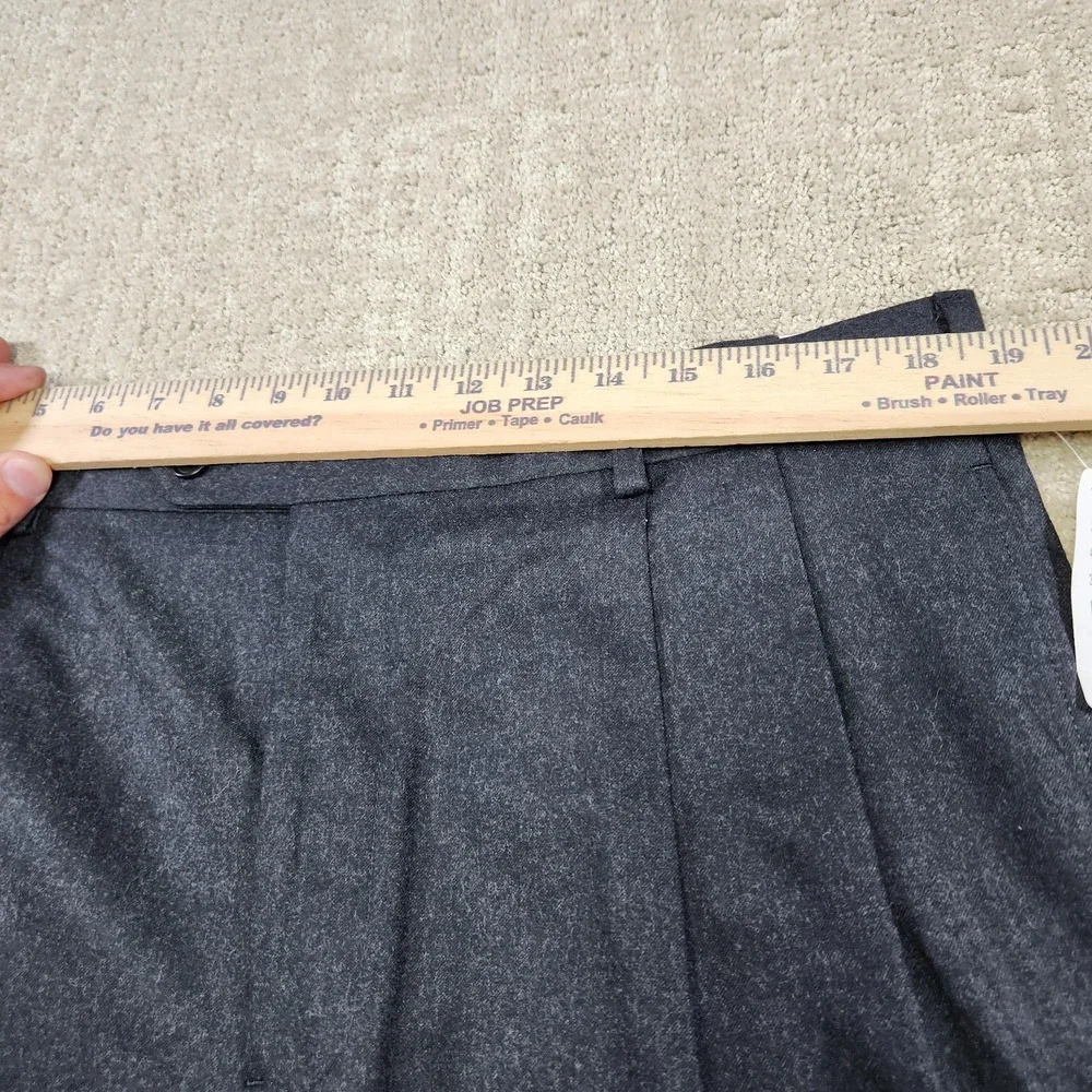 Brooks Brother Pants Men 37x36 READ Madison Wool Pleated High Rise Trouser NEW